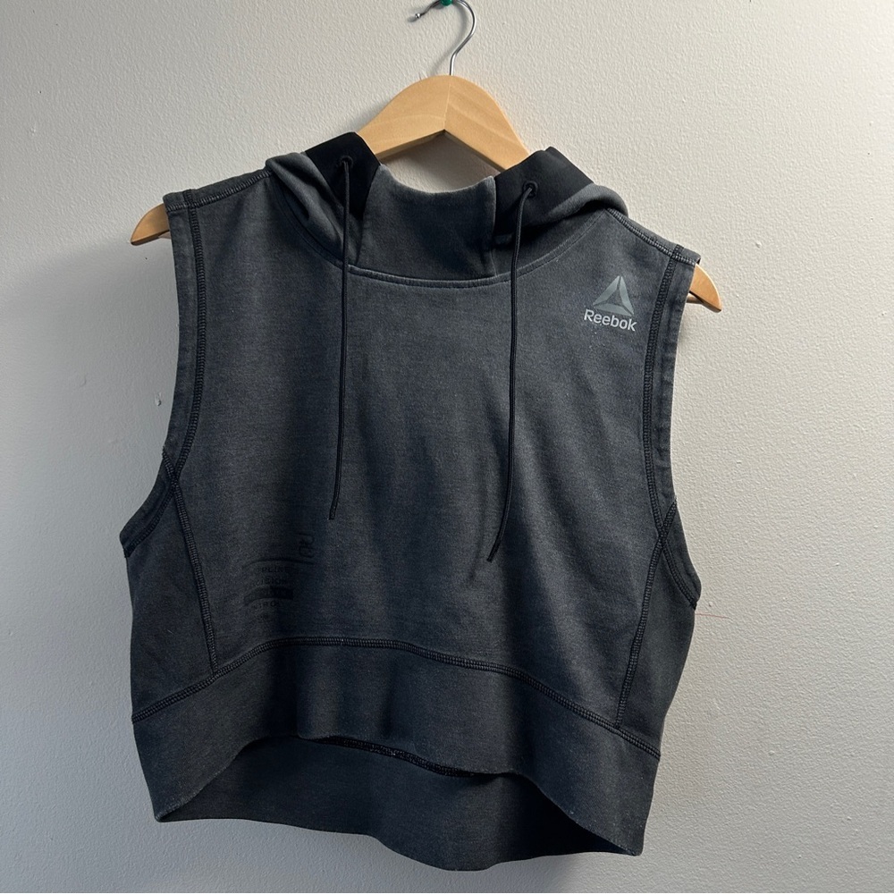Reebok Womens Combat Legacy
Hoodie Muscle‎ Tank Top, Black, Medium